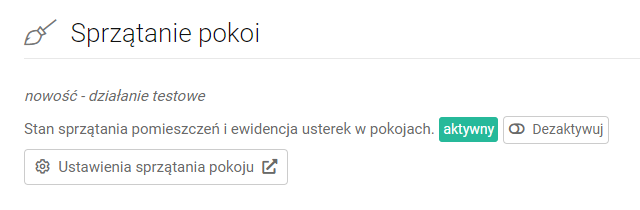 Aktywuj moduł czyszczący