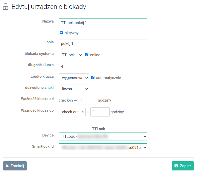 Zablokuj urządzenie