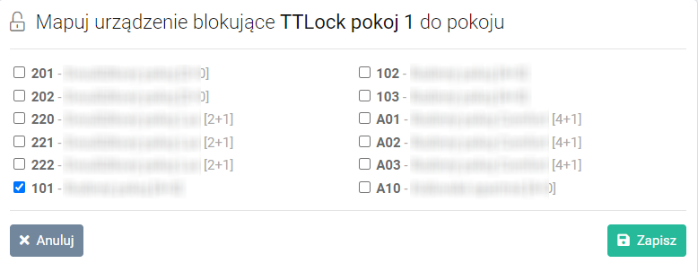 3 Przypisywanie przedziału do pokój