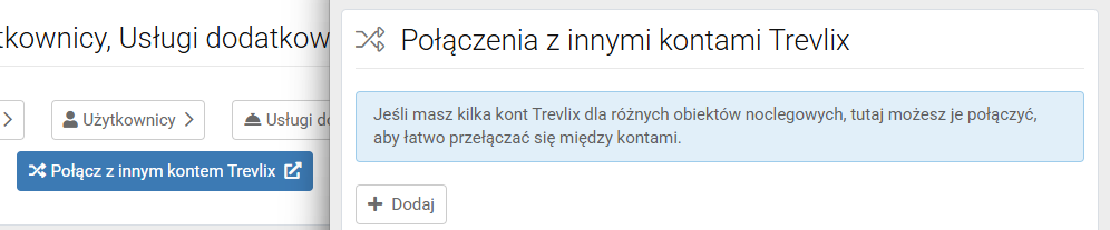 Połącz z innym kontem Trevlix